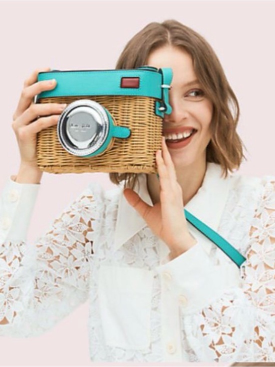 kate spade Handbags - kate spade Wicker Camera Bag